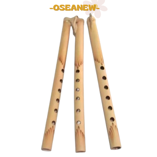 -Promo Ramadhan- MAINAN ANAK SERULING BAMBU SEDANG / Alat Musik Tradisional /Seruling Suling Bambu /