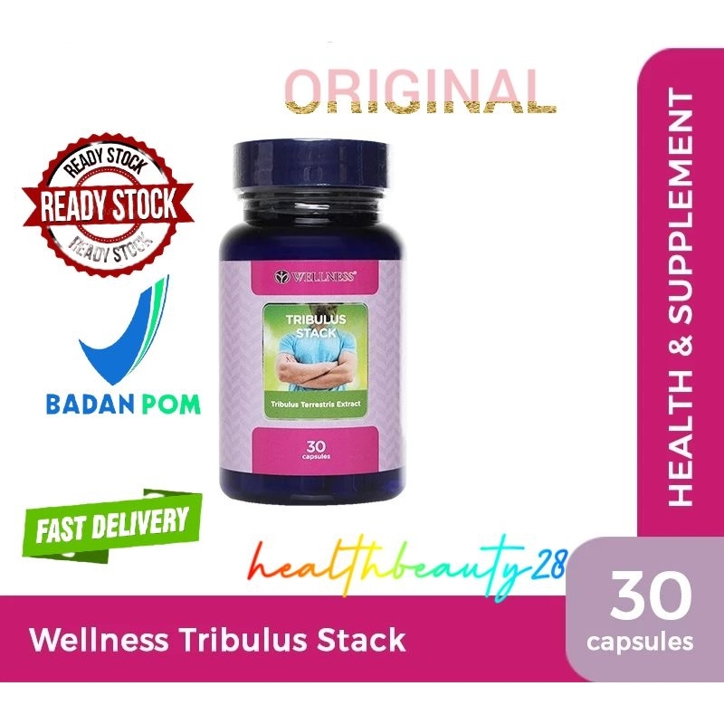 WELLNESS TRIBULUS STACK VITAMIN HORMON TESTOSTERON DAN MENINGKATKAN GAIRAH LIBIDO