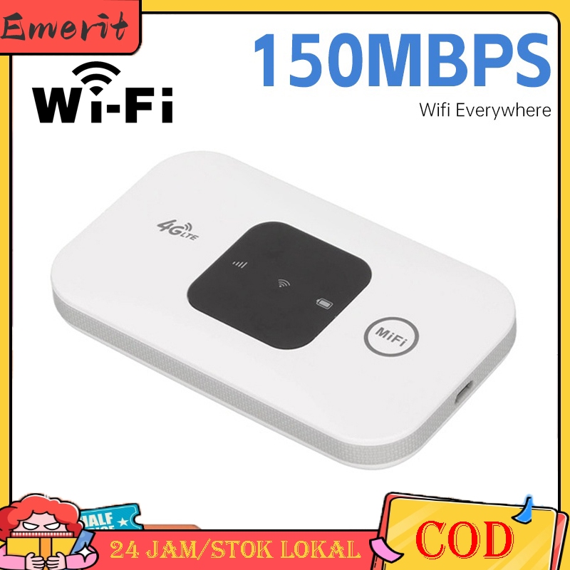 【COD】MODEM WIFI MIFI 4G 150Mbps UNLOCK Repeater ALL OPERATOR Free Router Wifi Modem Semua Kartu Smar