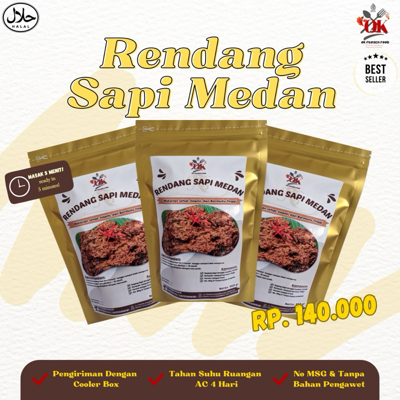 

Rendang Sapi Medan (450gr)