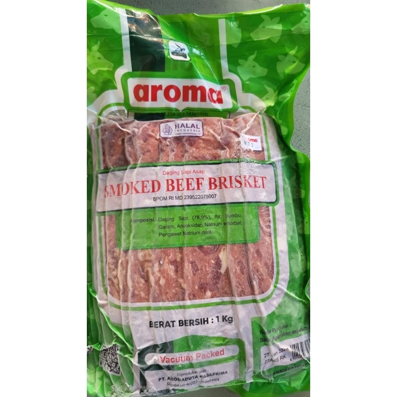 

aroma smoked beef brisket 1 kg