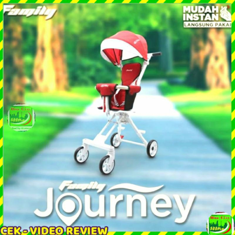 Kereta Dorong bayi FAMILY  chair Stroller Journey baby stroller