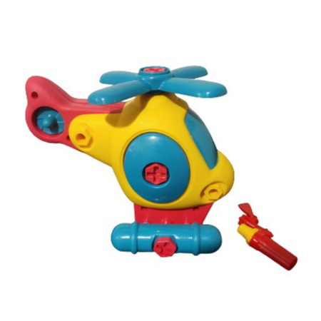 Mj Mainan Helikopter Bongkar Pasang Rakit Edukasi Anak Laki Laki Cowok Edukatif 3 4 5 6 Tahun Tk Sd