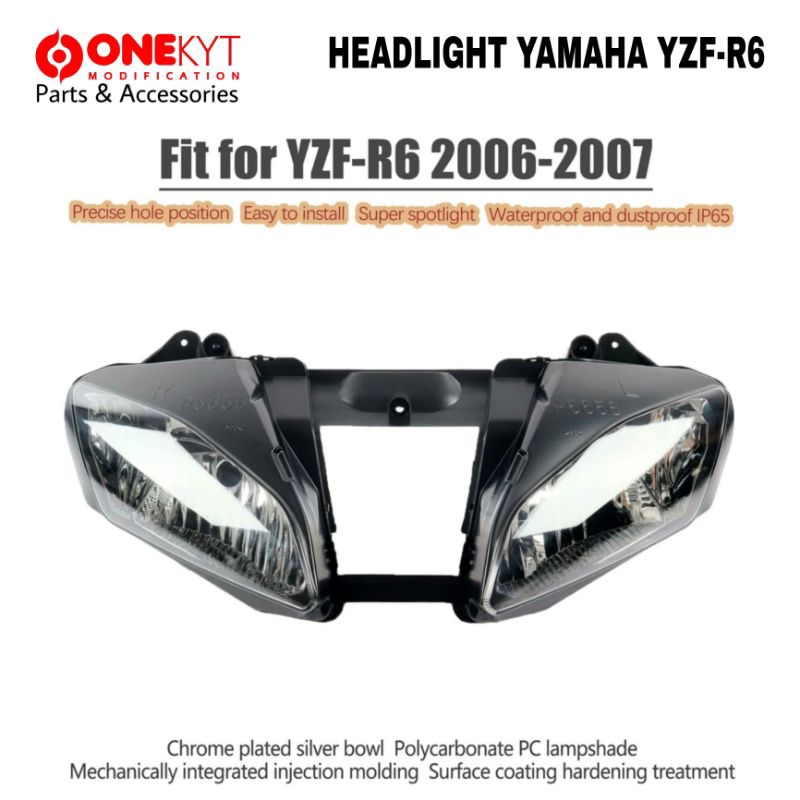 Headlamp Yamaha YZF R6