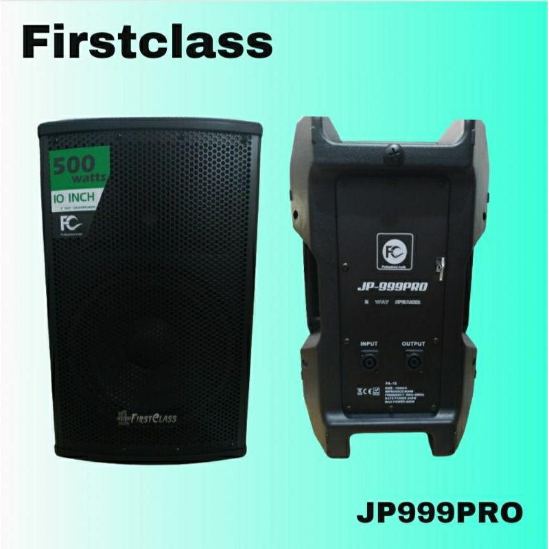 SPEAKER PASIF 10 INCH FIRSTCLASS  JP999PRO speaker pasif firstclass
