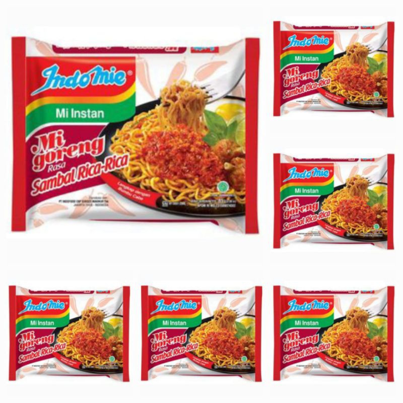 

Indomie Mi Instan Mi Goreng Rasa Sambal Rica - Rica 85 Gr