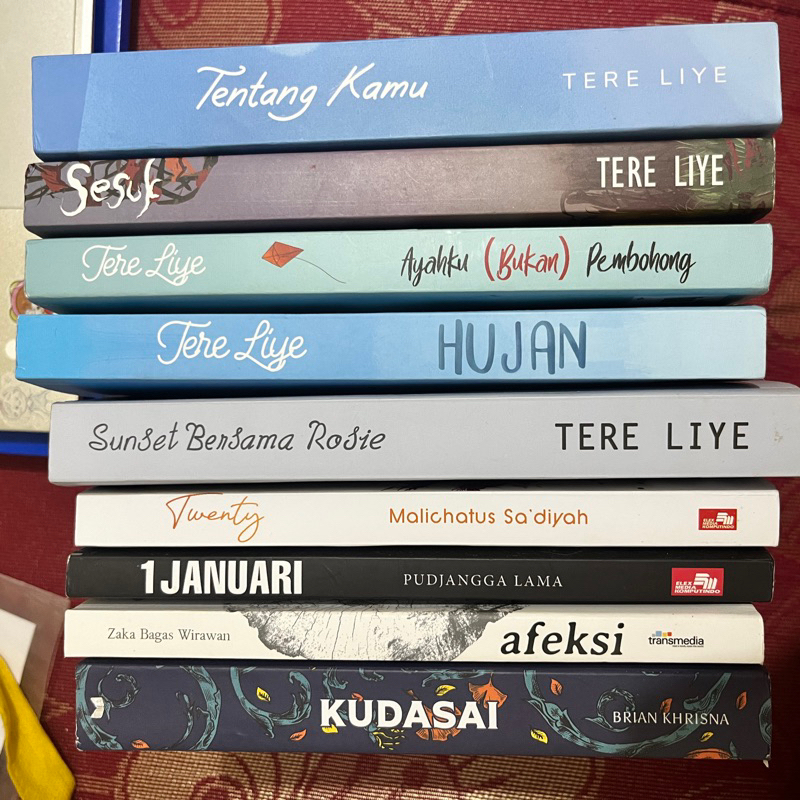 BUKU PRELOVED BEKAS ORI TERE LIYE KEIGO KELONTONG NAMIYA KESETIAAN MR X MADA