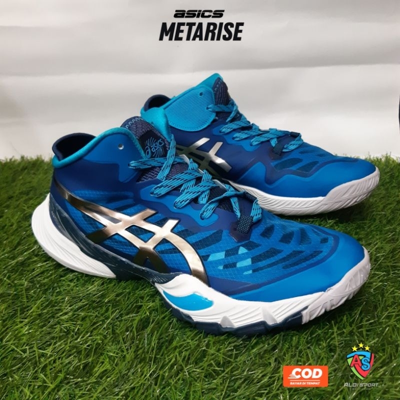sepatu voli ASICS METARISE  PREMIUM GRATIS KAOS KAKI size 40-45