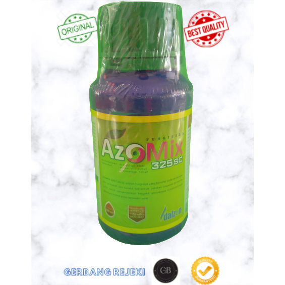 Fungisida Azomix 325 SC ( Azoxistrobin 200 g/l + Difenokenazol 125 g/l) 250 ml + bonus kaos pertania