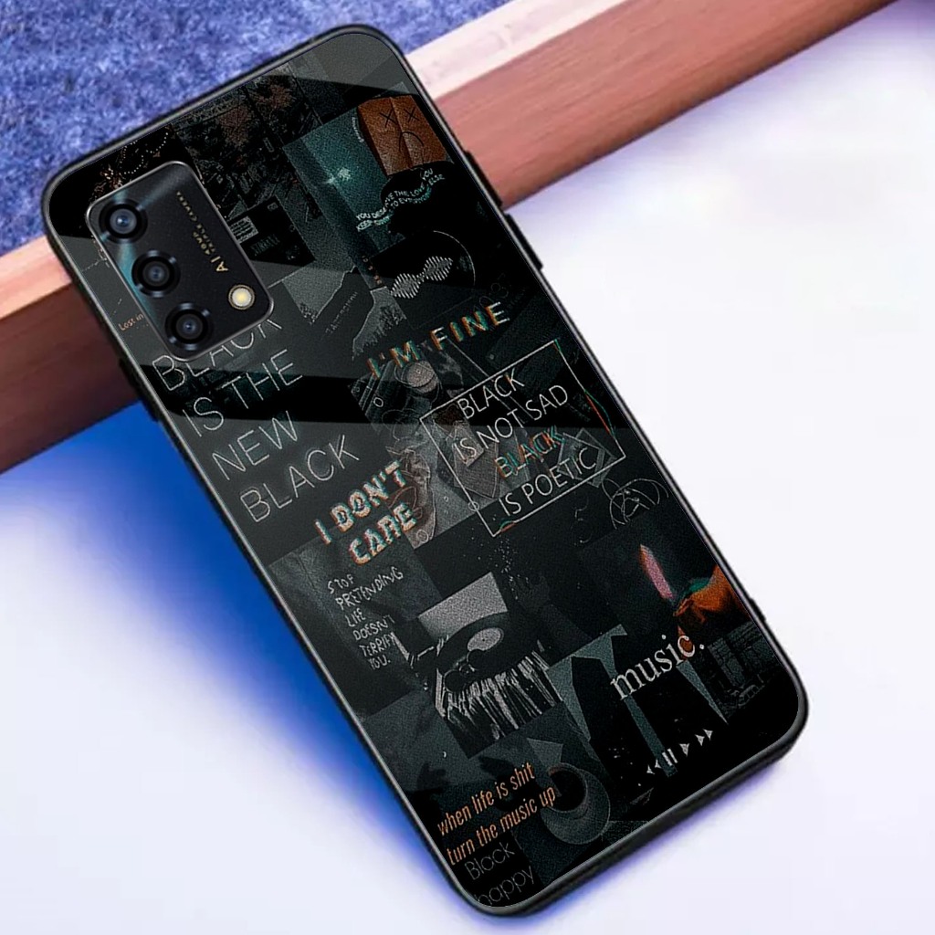 Case Oppo A74 / Oppo A95 - Casing Hp Oppo A74 / A95 - ( AESTHETIC2 ) - Case Hp - Softcase Hp - Silik