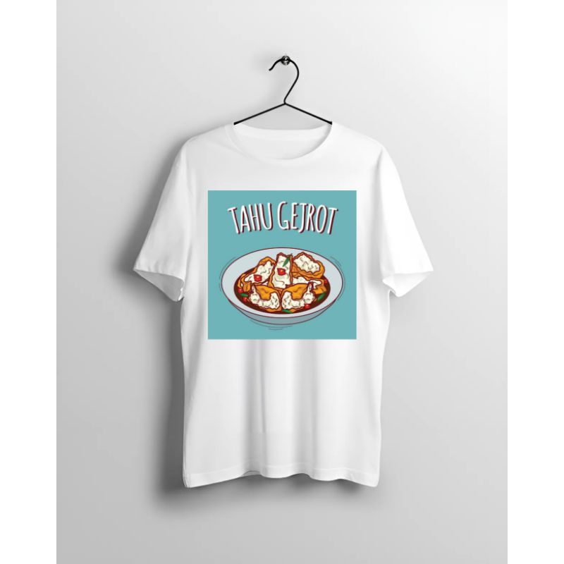 KAOS MAKANAN INDONESIA TAHU GEJROT KULINER NUSANTARA