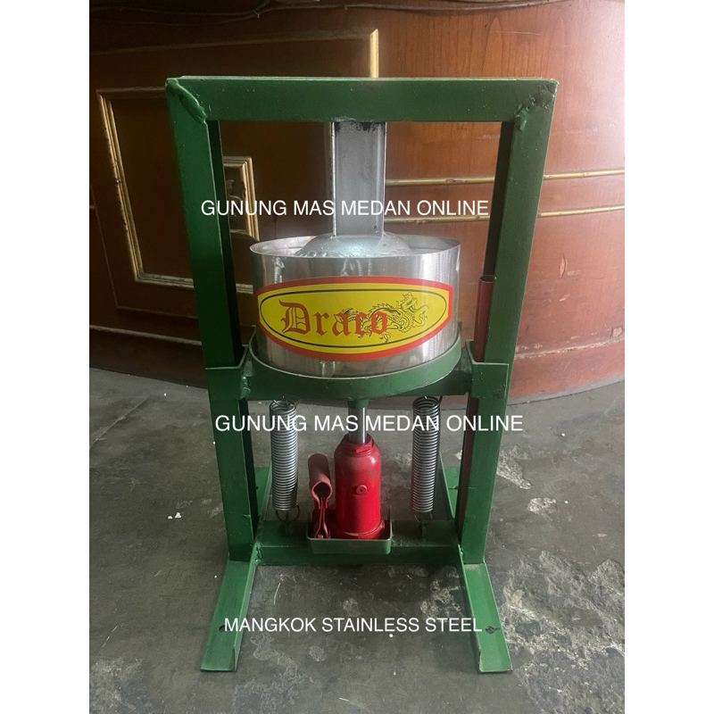 alat peras santan kelapa dongkrak / alat peras santan hidrolik draco / alat peras santan kelapamanua