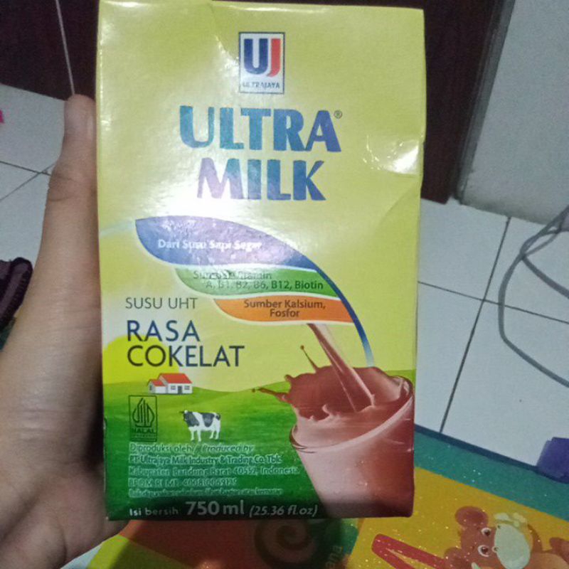 

ultra milk rasa coklat 750 ml