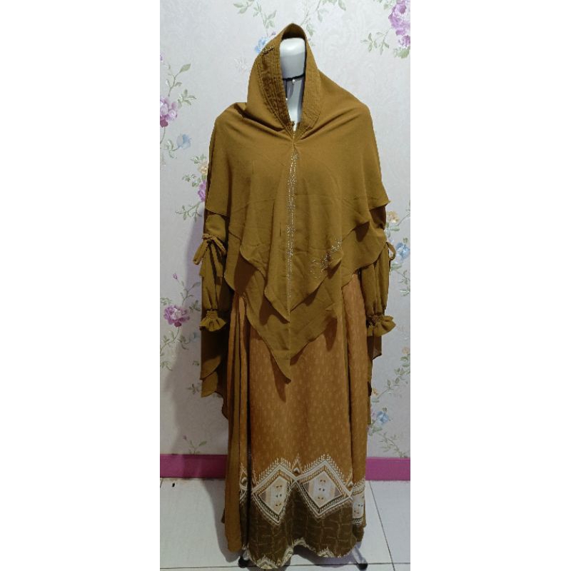 p❤ gamis set khimar brand Syar'i Bermerks