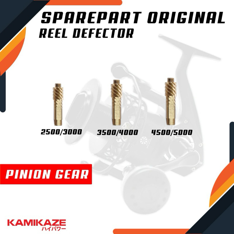 Team Kamikaze Spare Part - Pinion Gear DEFECTOR 2500 3000 3500 4000 4500 5000 Spinning Reel