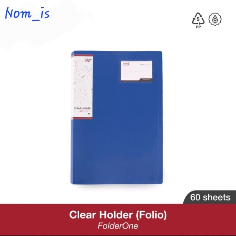 

Map Clear Holder / Map Dokumen Folio 60 Sheets Folder One