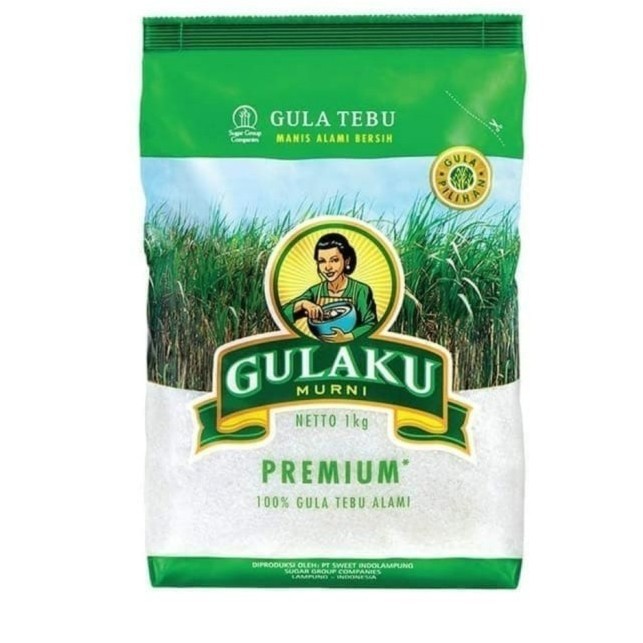 

Gula Pasir Gulaku 1 kg (Hijau)