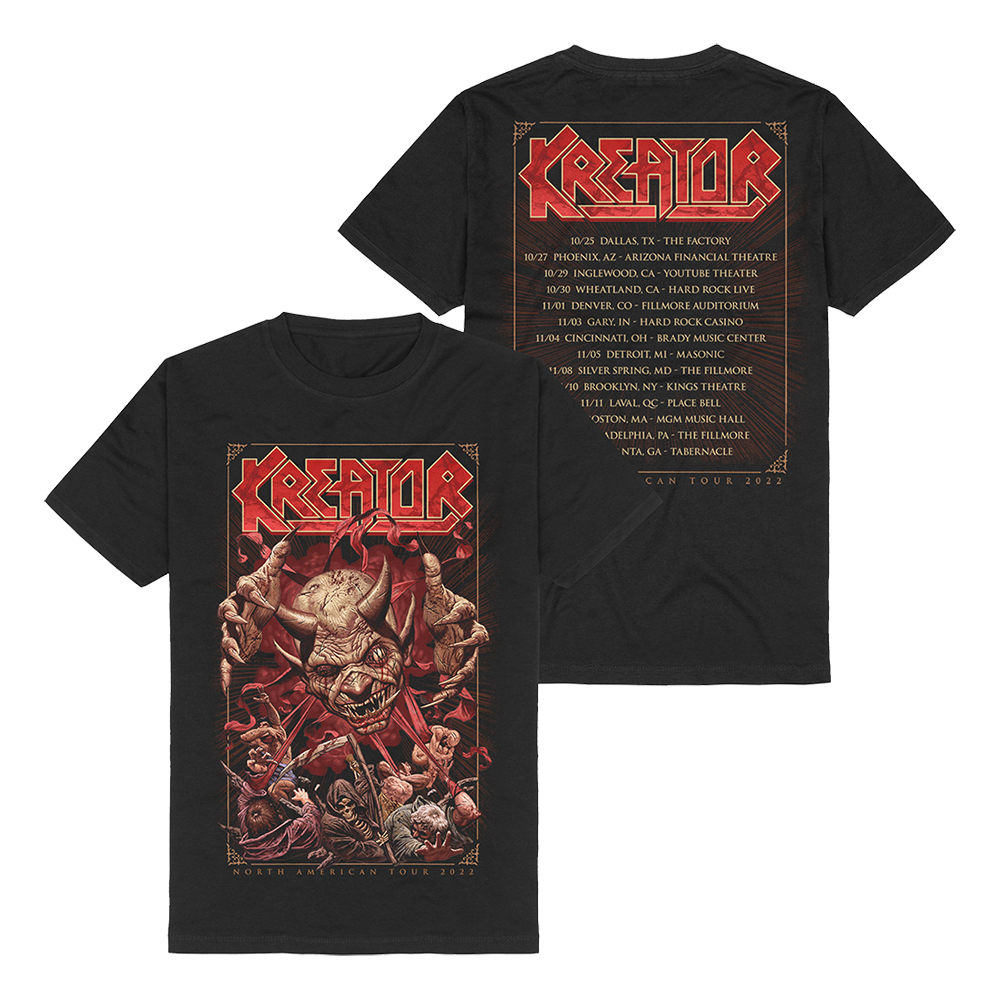 KAOS BAND OFFICIAL KREATOR - NO ESCAPE TOUR MERCHANDISE