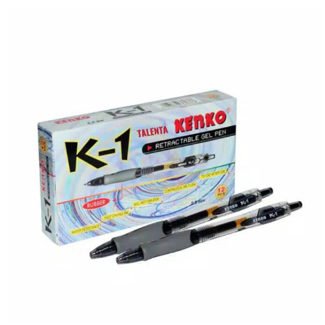 

Pulpen Kenko K1 Hitam dan Biru | Pulpen Bolpen Ball Point Gel Pen 0.5mm 1 Pack isi 12 pcs