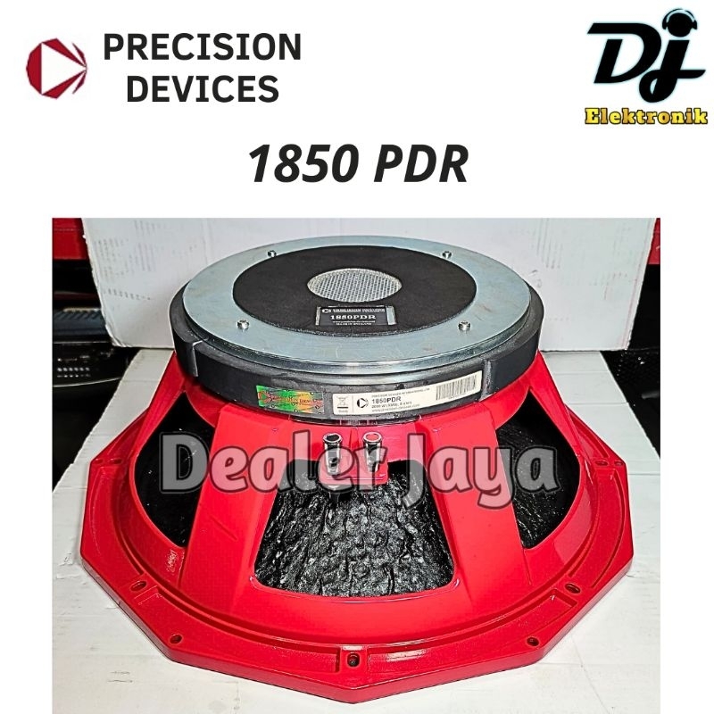 Speaker Komponen Precision Devices PD 1850 PDR / PD 1850PDR  / PD1850 PDR / PD1850PDR - 18 inch