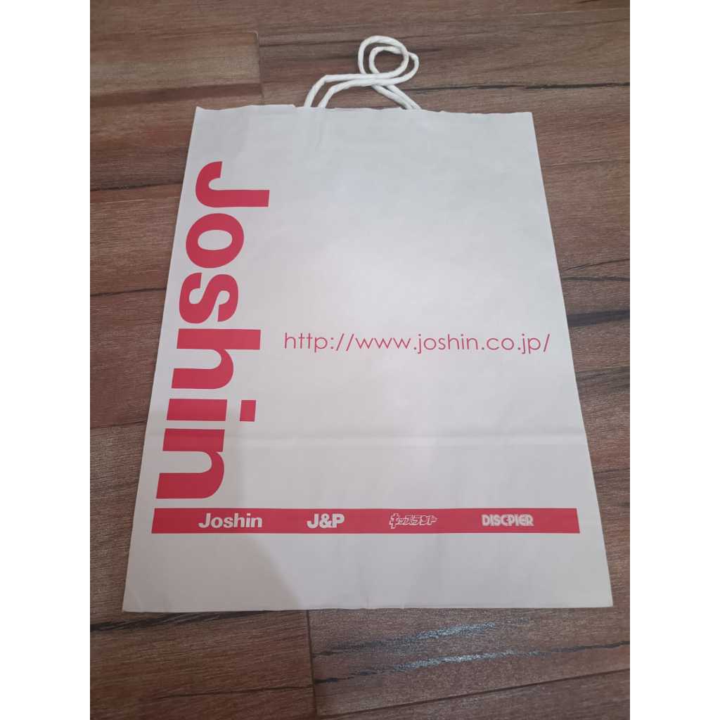 

Joshin Paper Bag Shopping Tas Belanja Japan Jepang Original Limited