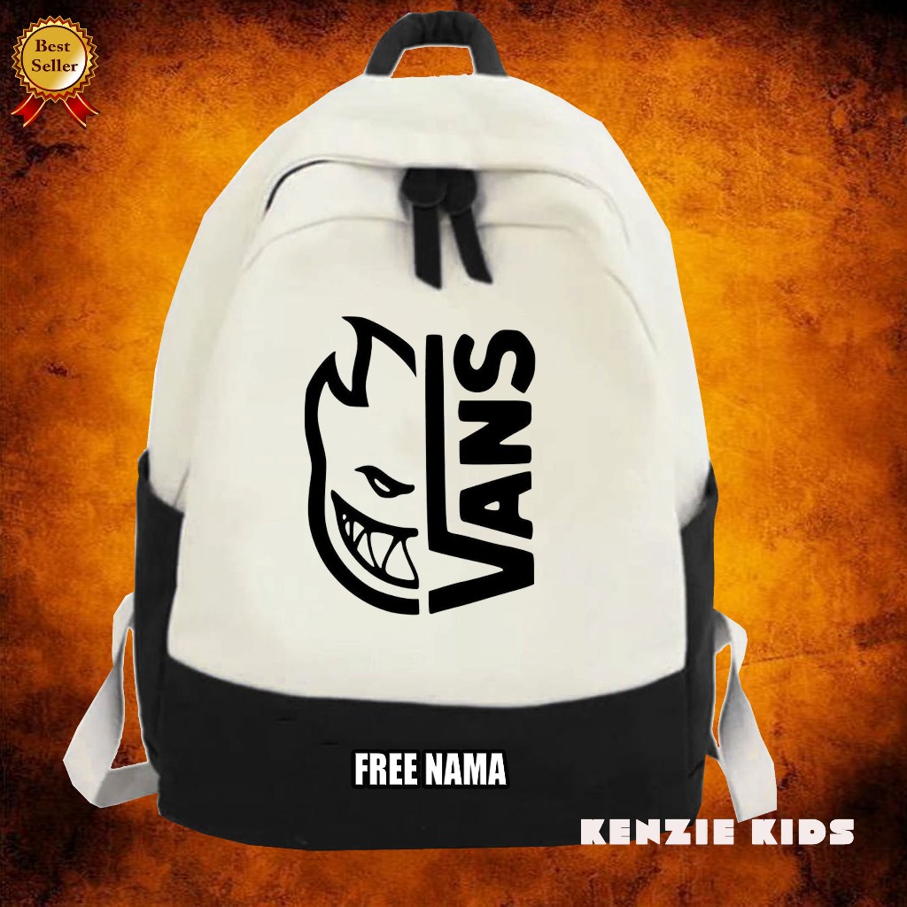 TAS BACKPACK ANAK SEKOLAH MOTIF VANS