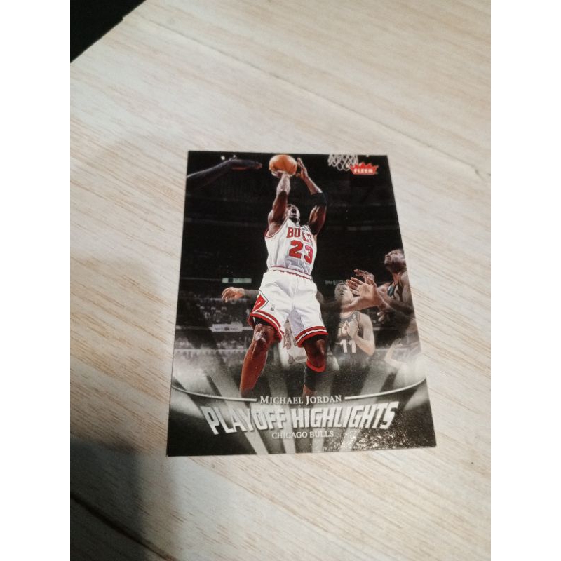 kartu basket nba Michael jordan fleer kartu basket nba
