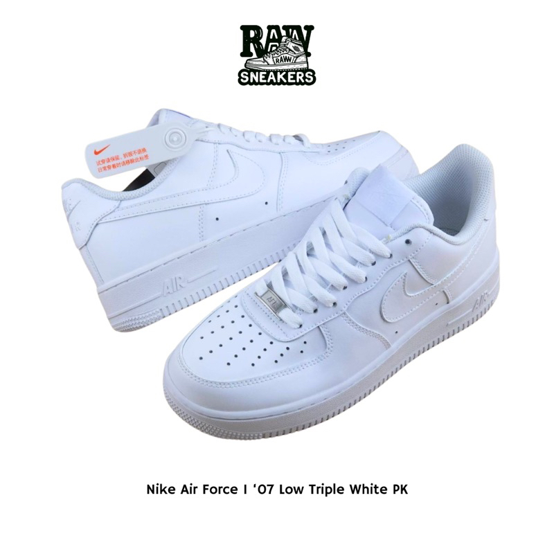 Sepatu Nike Air Force 1 ‘07 Low Triple White PK