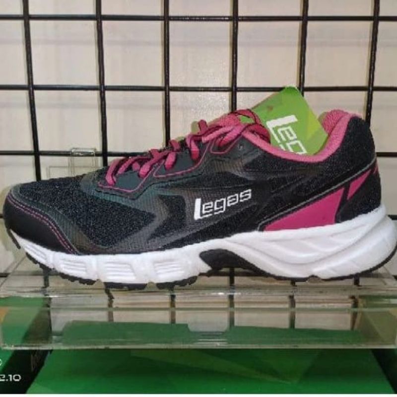 Sepqtu League Legas Hitam Wanita Photon La W running shoes Original promo murah