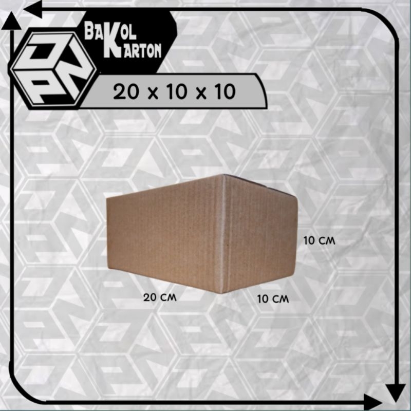 

Kardus Packing 20x10x10 , kardus box polos , Kardus Packing
