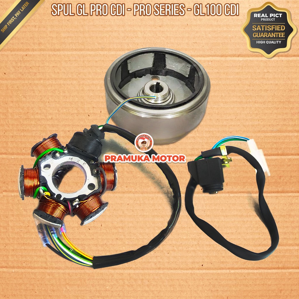 Spul GL Pro CDI Set Pulser Spull GL Pro Series Sepul GL Pro 145 BE Black Engine Spool GL Pro Seris K
