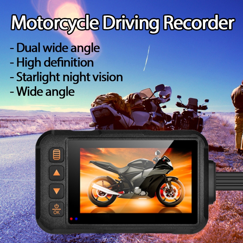 T2T Mobil Camera DVR Motorcycle DVR Kamera Recorder Kamera Perekam Motor Dashcam Motor Waterproof