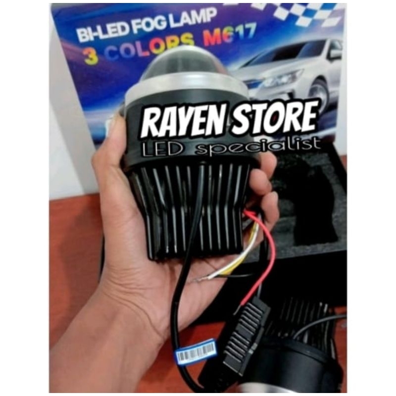 FOGLAMP BILED PROJECTOR IPHCAR M617 INI 3 INCH HIGH LOW BARACKET YUNIVERSAL 3 WARNA