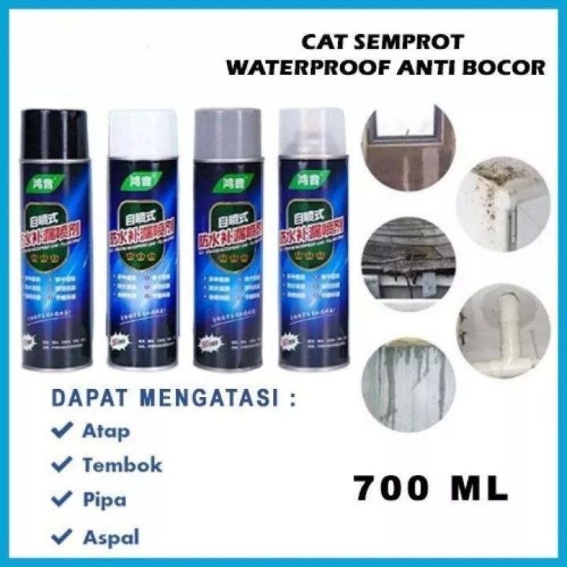 Spray Ajaib Anti Bocor Waterproof Leak Proof Anti Bocor Spray Tape Perekat Ajaib Ukuran 700ML