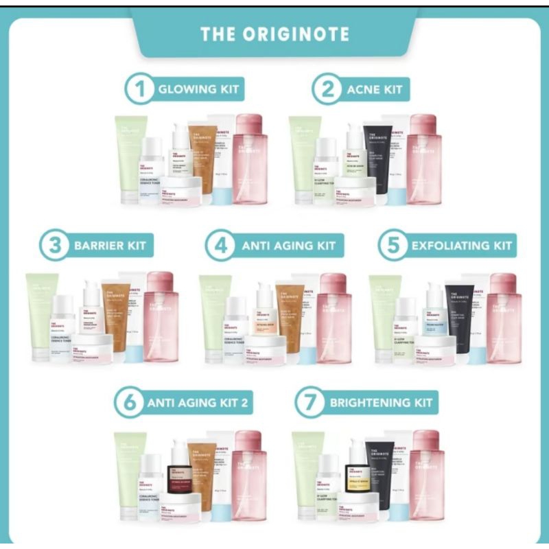 PAKET SKINCARE THE ORIGINOTE 7IN1