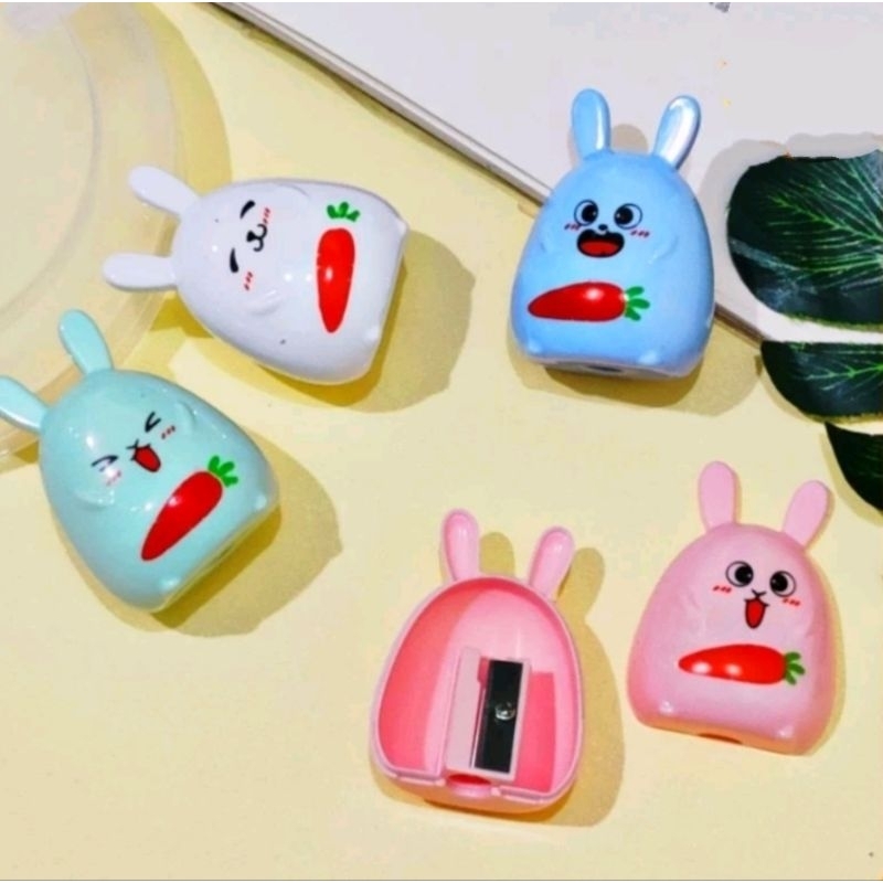 

Rautan Peraut Pensil Karakter Hewan Kelinci Unik Lucu