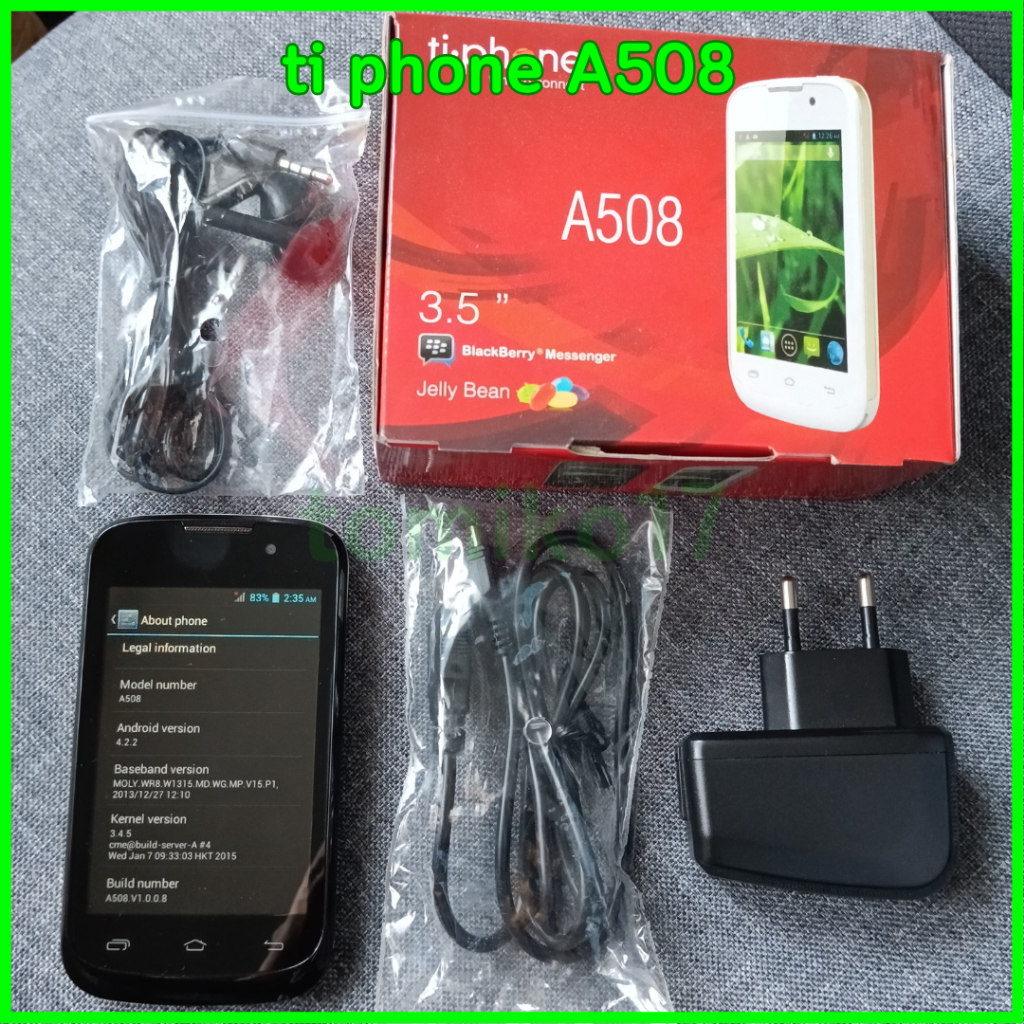 Ti Phone A508 dual GSM android touchscreen telepon sms second
