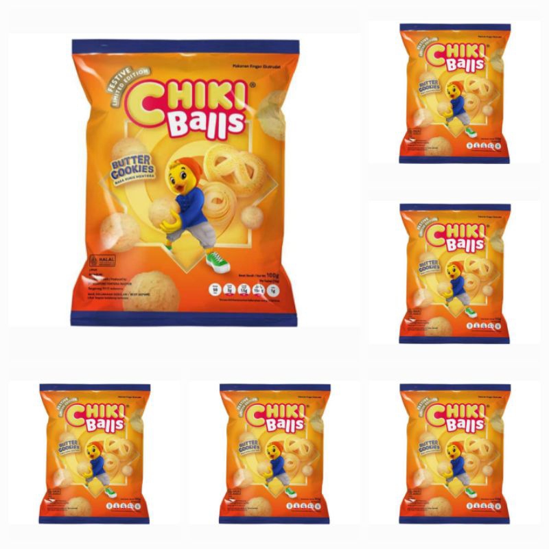 

Chiki Balls Butter Cookies / Snack Bola Rasa Kukis Mentega 100 Gr