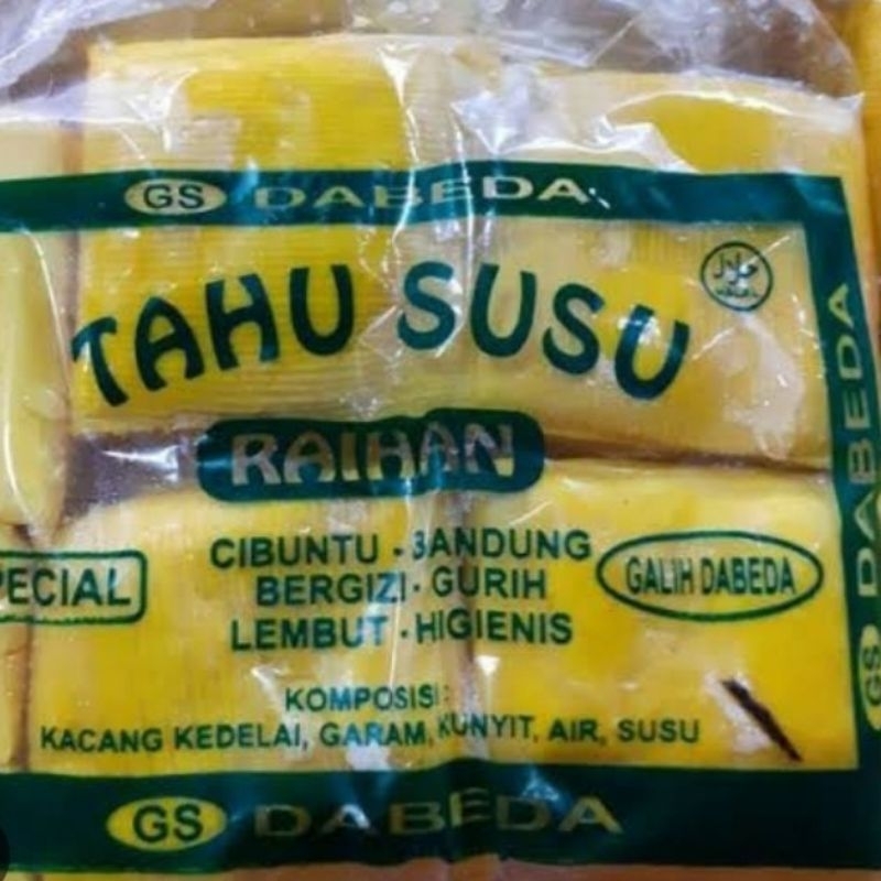 

tahu kuning susu 1 pack isi 10 pcs