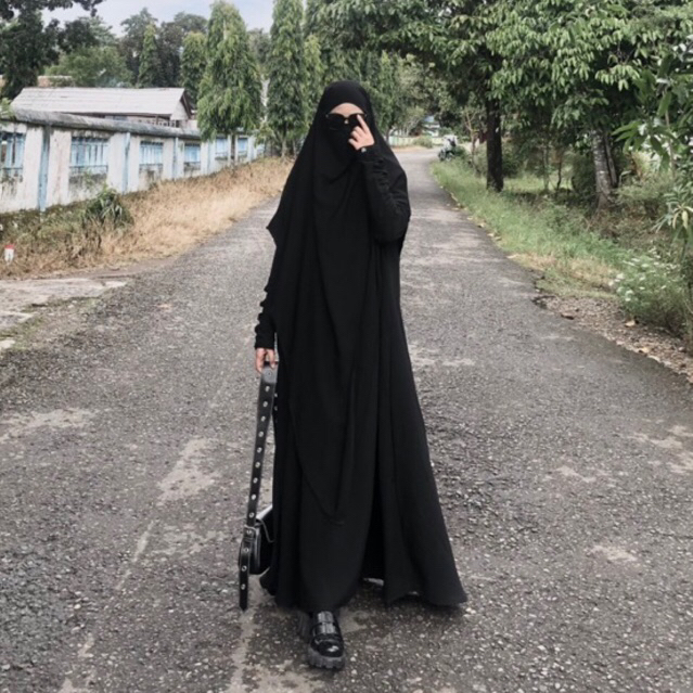 Twist Abaya set franckhimar Jetblack fortaleza premium