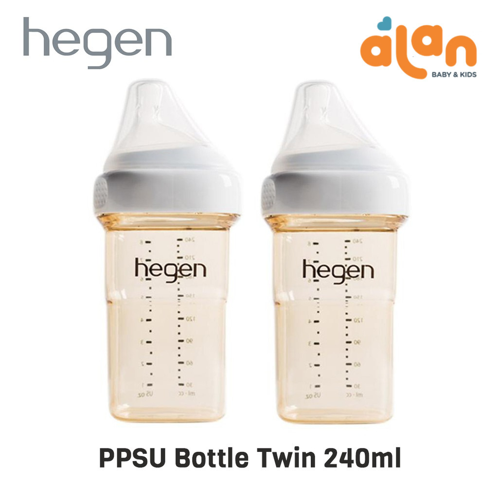 Alan Baby Kids -  Hegen PPSU Bottle Twin - Botol Susu isi 2pcs 150ml dan 240ml