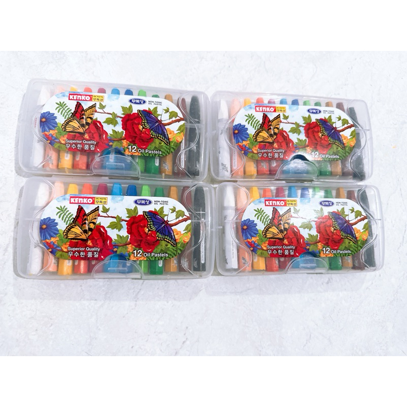 

KENKO - 12 Color Oil Pastel PP Case Garden Set