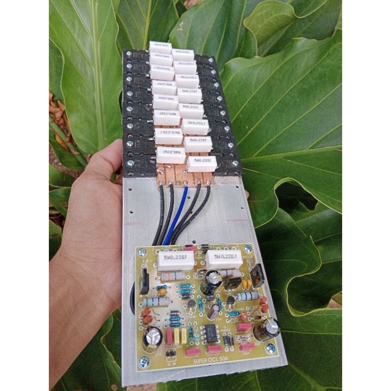 Kit power amplifier socl 506 balap Driver Socl 506 lengkap Tr dan Heatsink Clas AB