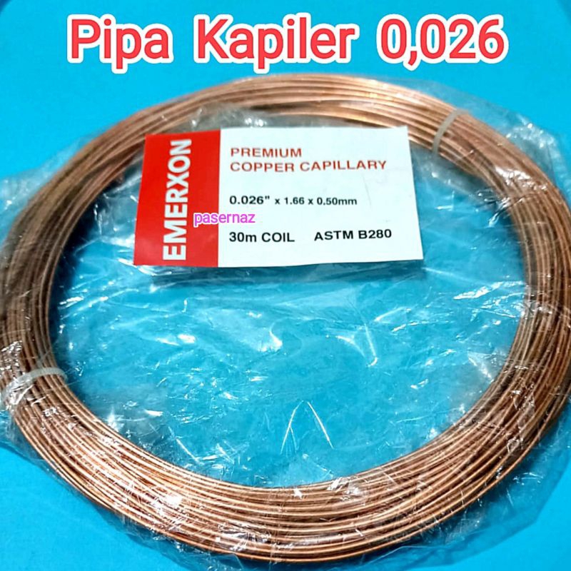 Per Roll | Pipa Kapiler 0,026 | Kapiler Kulkas | Eceran | Kapiler Kulkas | Kapiler 0,026 | Pipa Temb