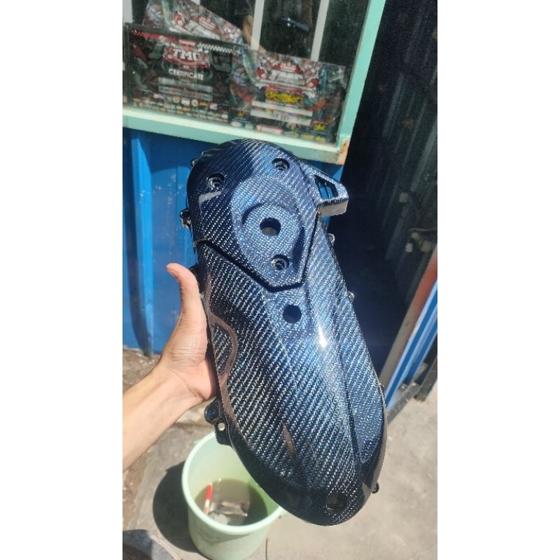 COVER BAK CVT BEAT DELUXE SCOOPY GENIO KARBON KEVLAR