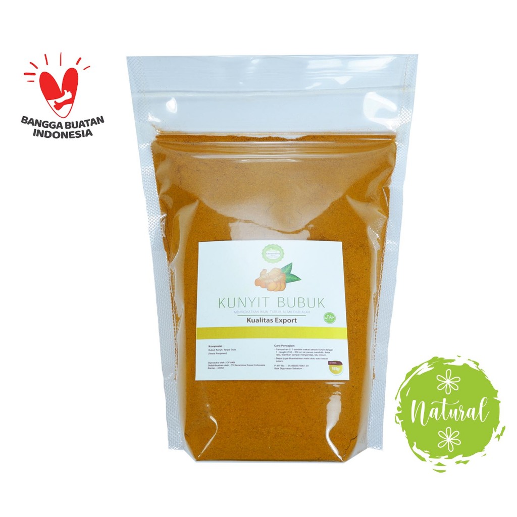 

Kunyit Bubuk Original Murni 500gr - 100% Tanpa Campuran | Premium Extra Halus