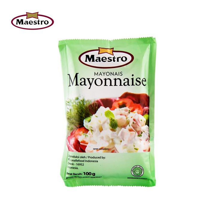 

Maestro Mayonnaise Sachet 100 Gram