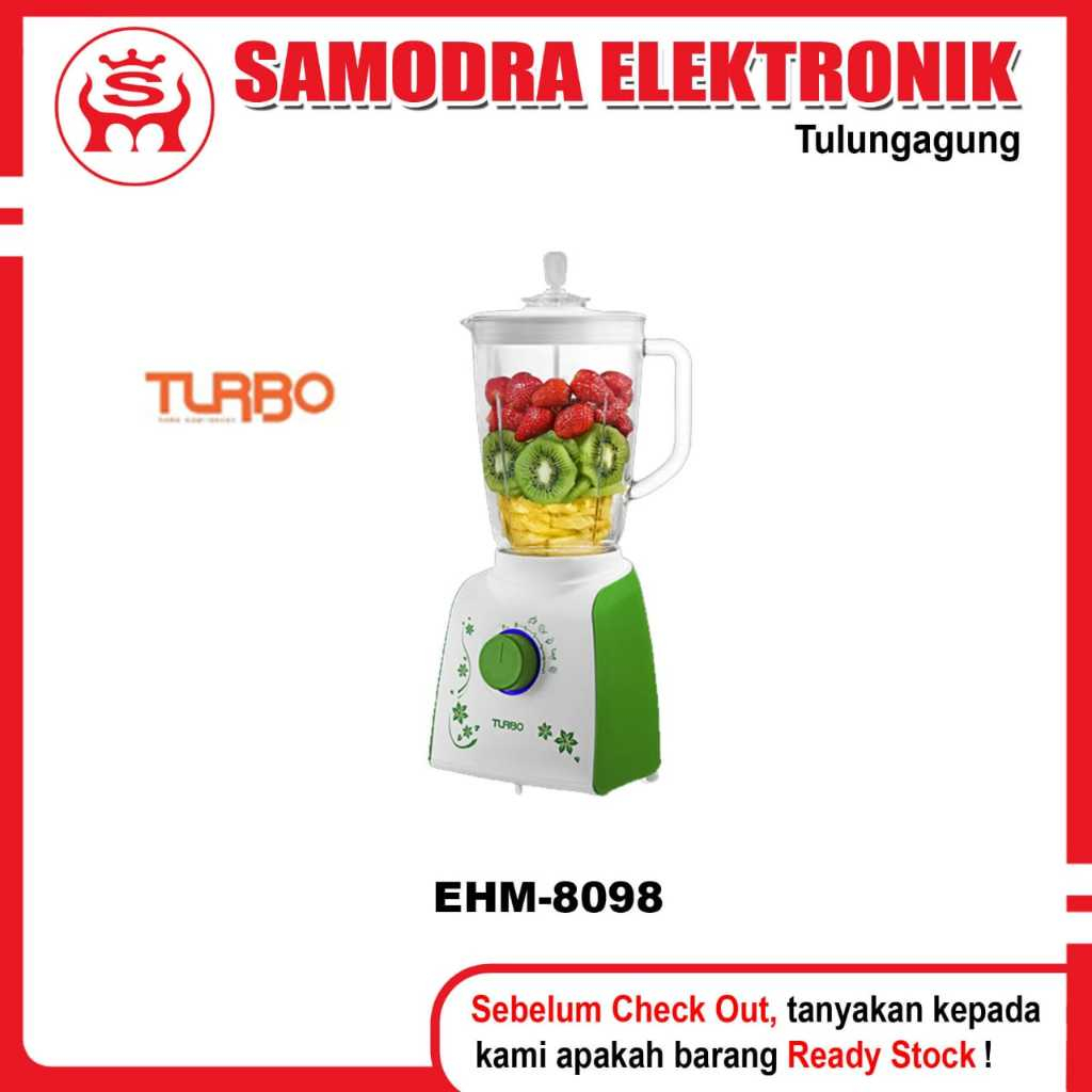 Blender TURBO EHM-8098 | Blender Kaca 2 L Turbo