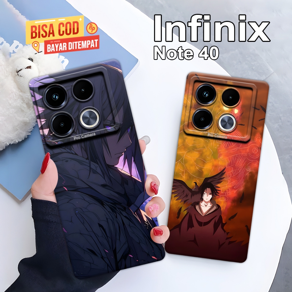 Softcase Infinix Note 40,40 Pro | Hot 40,40i | Note 30,30 Pro | Hot 30,30i New Motif Sasuke Itachi U