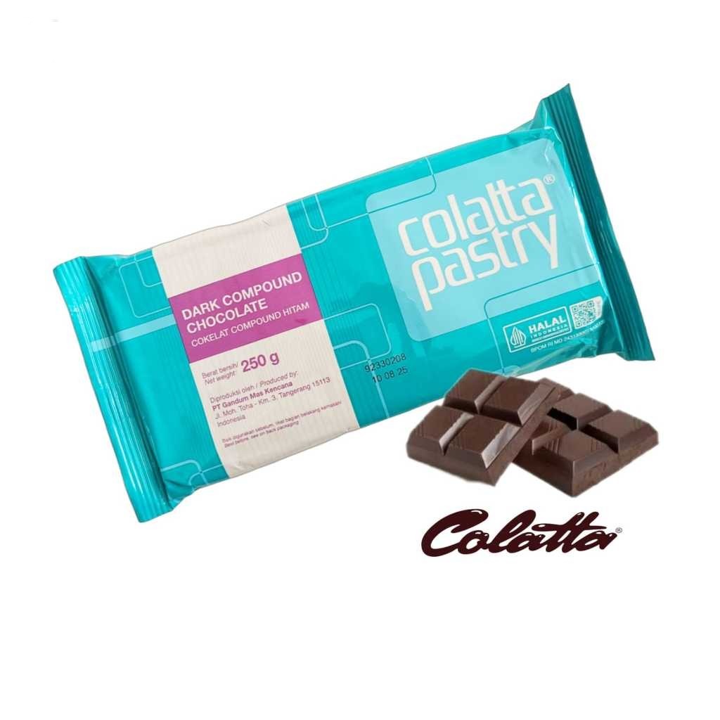 

Colatta Pastry Dark Chocolate Compound 250 gr Coklat Batangan